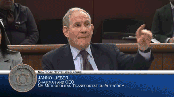 MTA chairman Lieber and Senator Mattera argue about a $35 million security deal