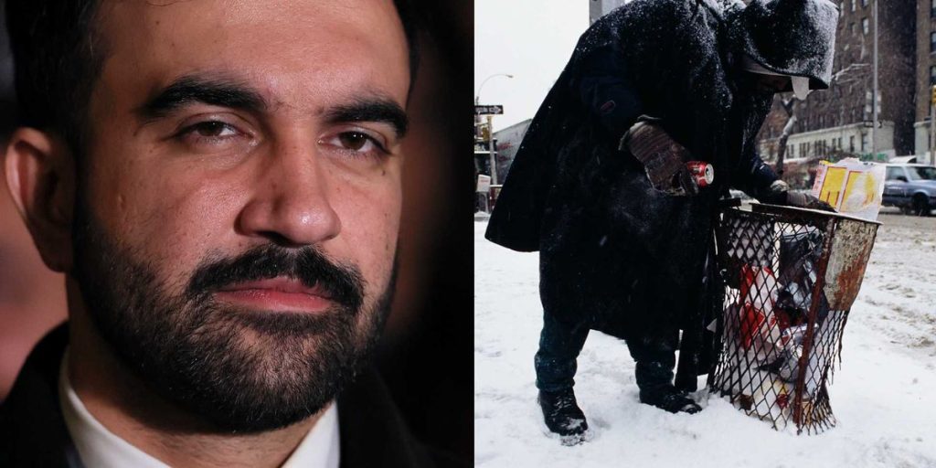 Mamdani insensitively overlooks cold-related deaths following alterations to homeless removal policies.