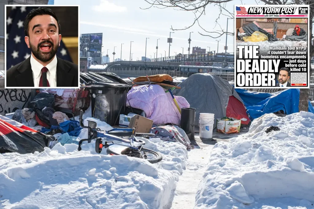 Mamdani remains steadfast against removing homeless New Yorkers from the streets as cold-related deaths rise to 18