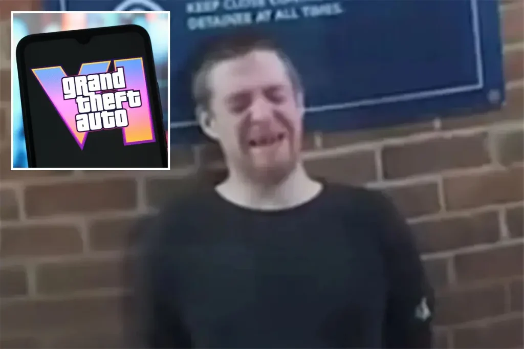 Man cries about not getting the new Grand Theft Auto game while being arrested for killing his ex-girlfriend.