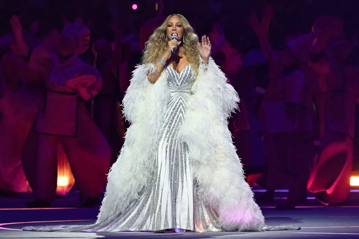 Mariah Carey shines in $15 million worth of diamonds for her performance at the opening ceremony of the 2026 Winter Olympics