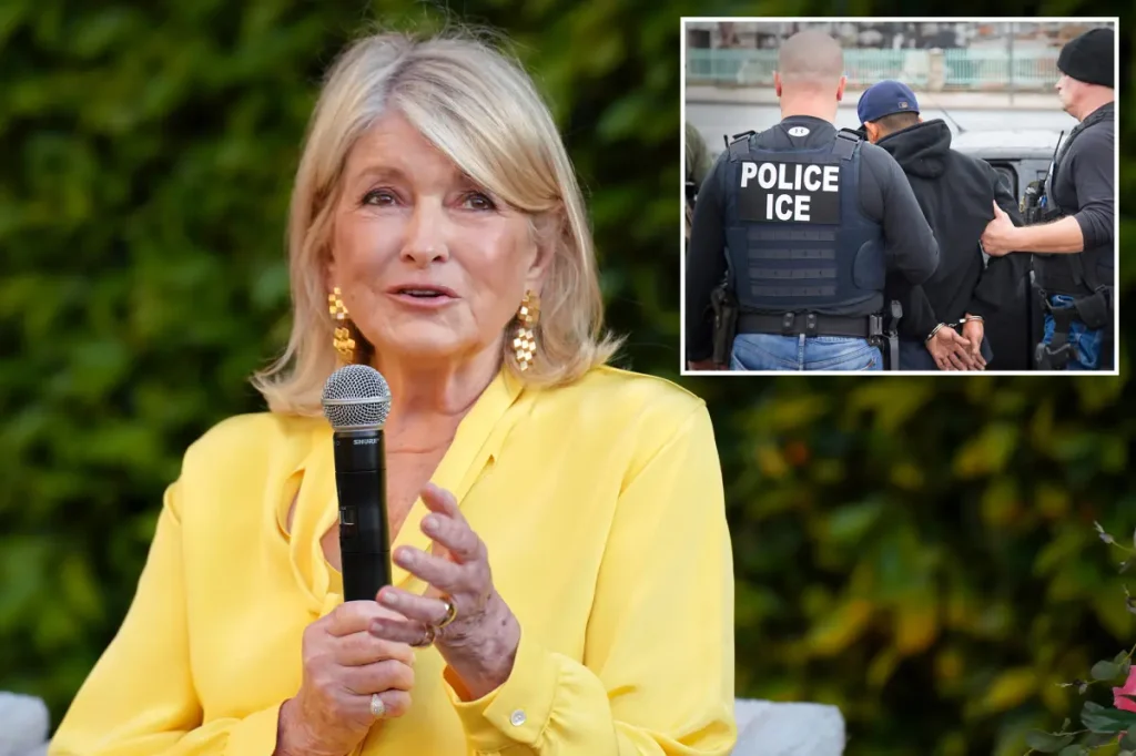 Martha Stewart likens ICE to the experience of living under 1984’s ‘Big Brother’