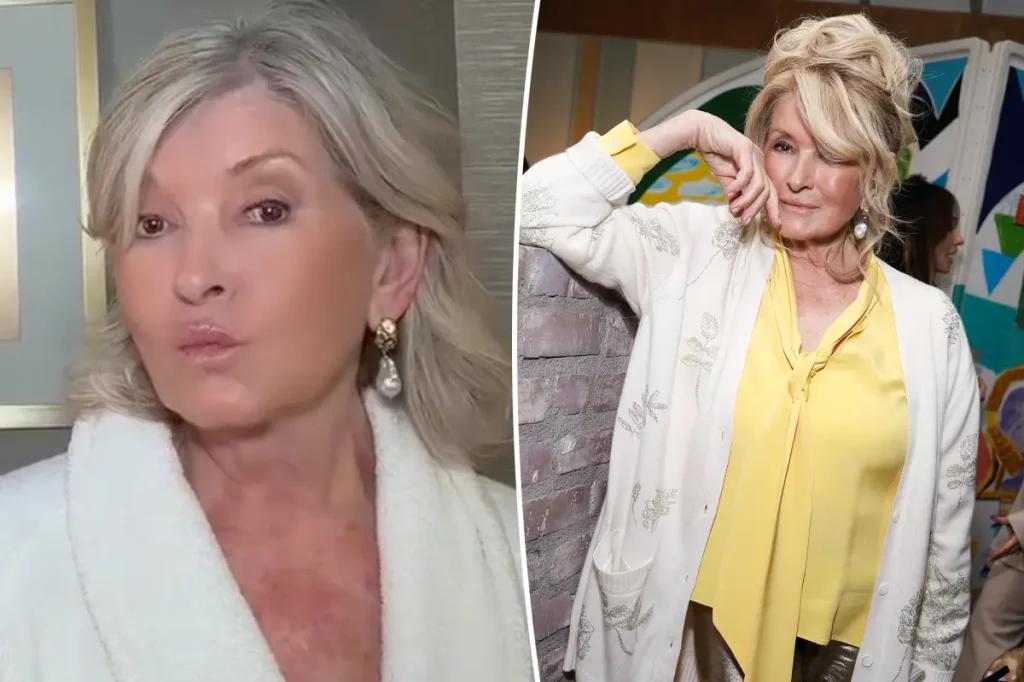 Martha Stewart undergoes a significant hair makeover with a stunning updo