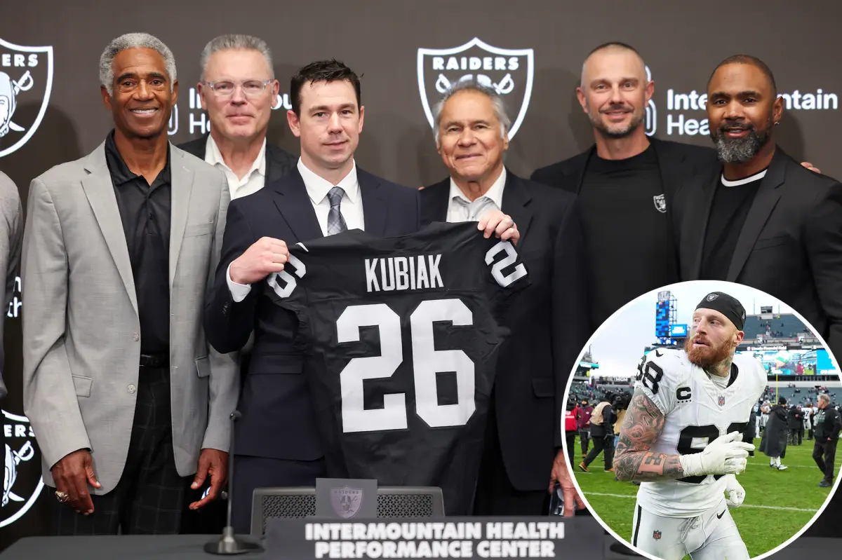 Maxx Crosby not present at Klint Kubiak Raiders press conference
