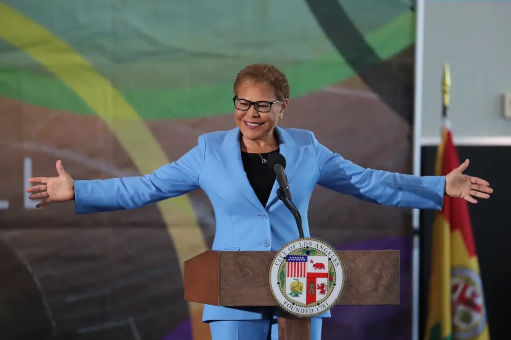 Mayor Karen Bass changes convention with City Address
