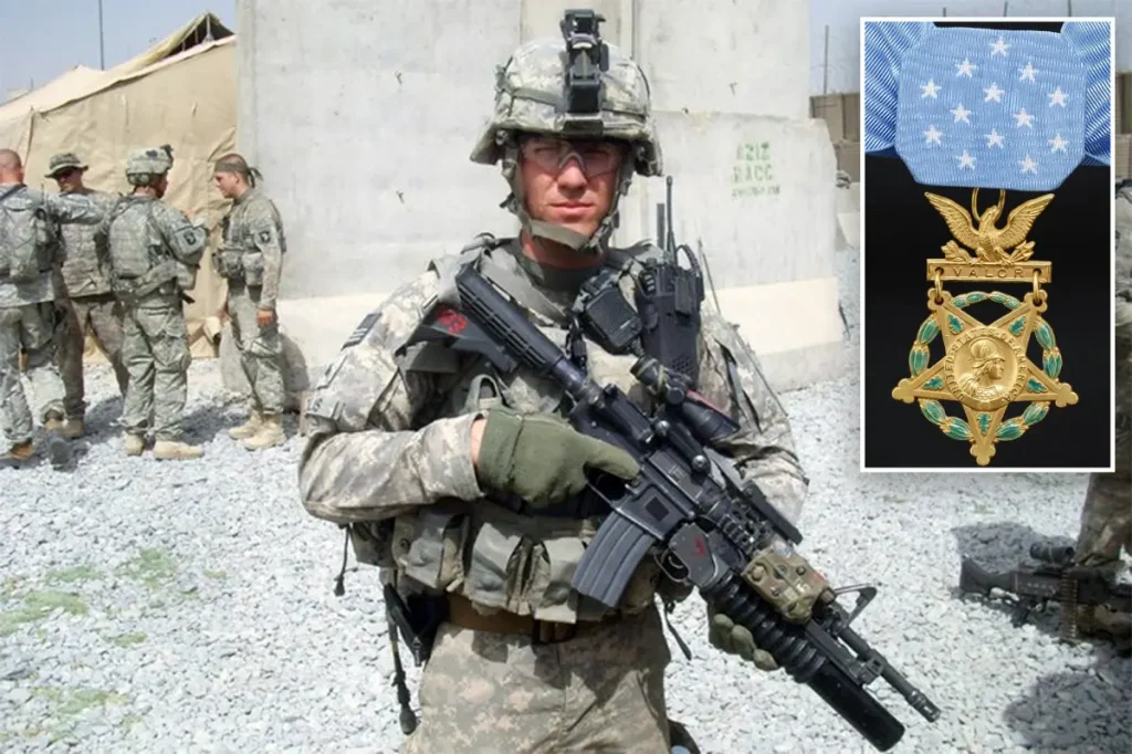 Medal of Honor granted to fallen Army Staff Sgt Michael Ollis by the White House