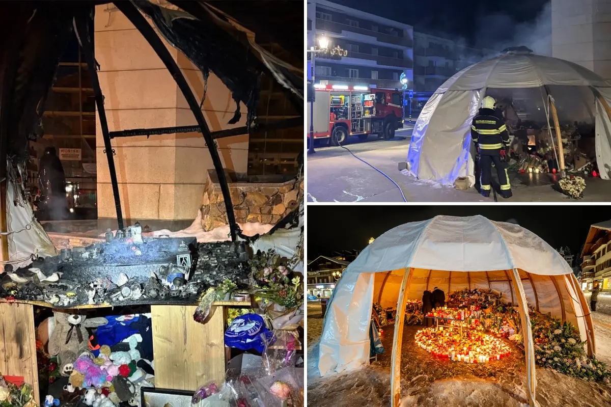 Memorial for 41 victims of Swiss New Year’s Eve nightclub fire lost in early morning fire