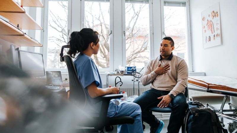 Men face an increased risk of heart disease earlier than women, beginning at age 35.
