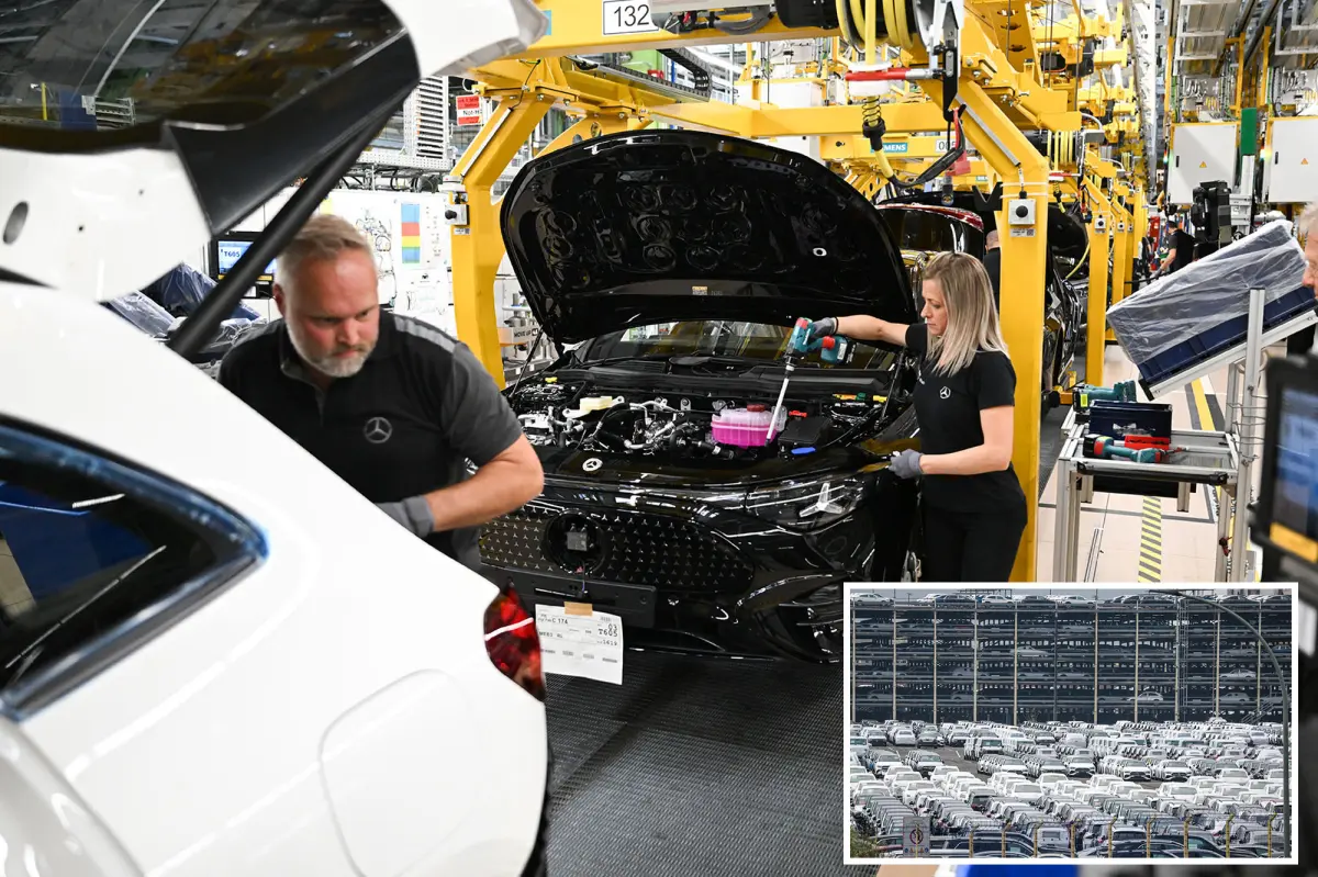 Mercedes-Benz profits dropped by over 50% due to a $1.2B tariff impact.