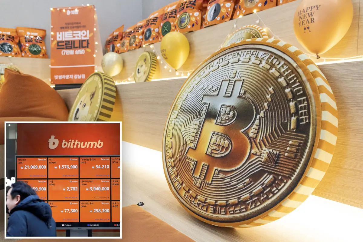 Mistakenly, a South Korean crypto exchange gives away $40 billion in Bitcoin