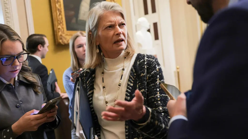 Murkowski is against voter ID legislation supported by Trump and the Republican Party.