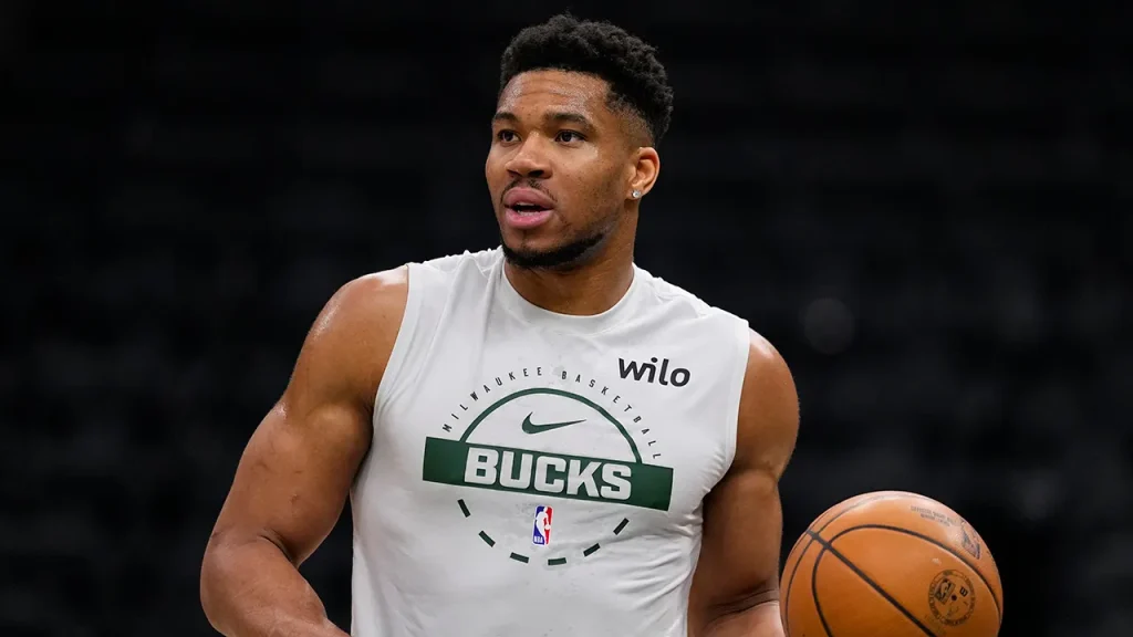 NBA player Giannis Antetokounmpo will continue with the Bucks for the time being.