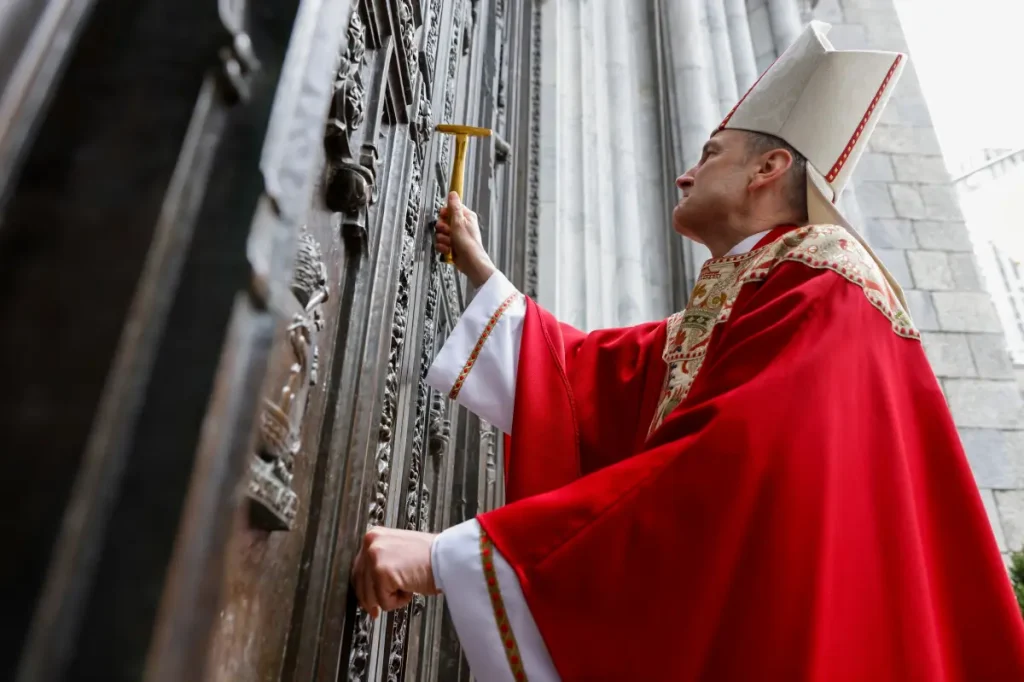 New Archbishop Hicks takes office at St. Pat's in NYC following a historic tradition