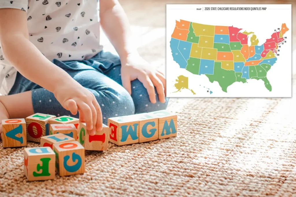 New York has the second highest child care costs and regulations in the US, according to a report.