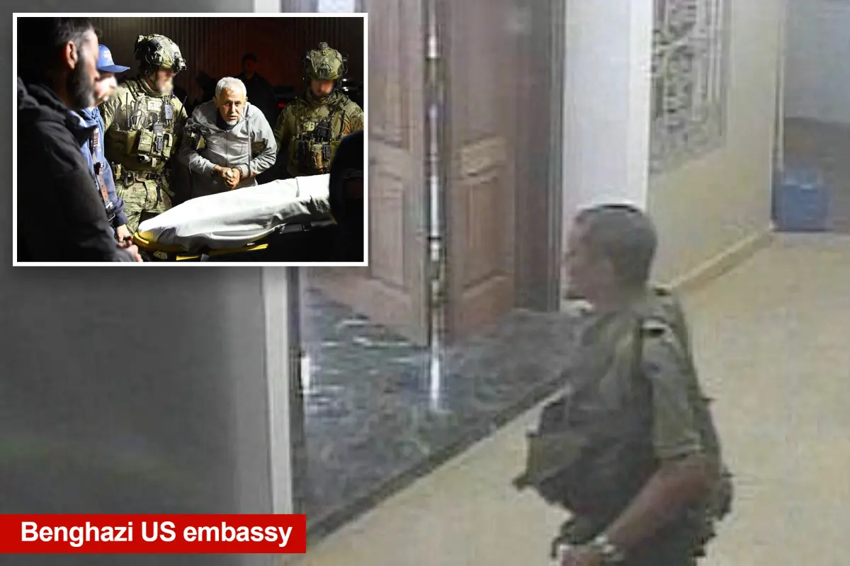 New footage shows Benghazi attack suspect present at the location where four Americans were killed at the US embassy.