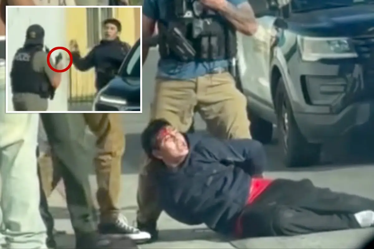 Onlookers confuse police with ICE during arrest of teenage suspect