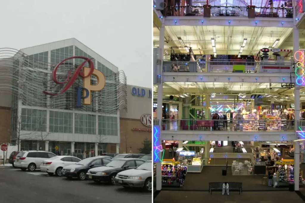 Palisades Center sells at a deeply discounted price due to financial struggles.