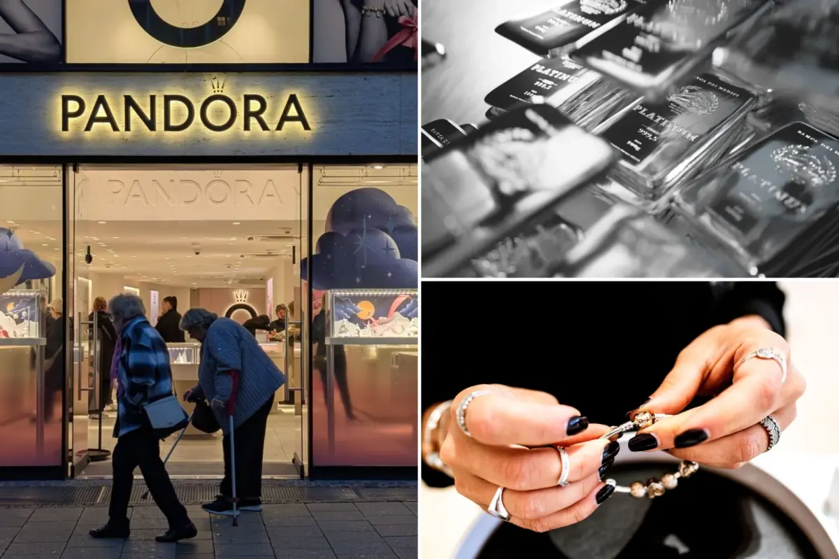 Pandora promotes platinum jewelry as silver prices rise
