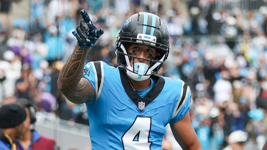 Panthers standout Tetairoa McMillan awarded Offensive Rookie of the Year