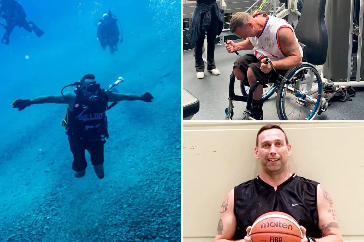 Paraplegic amputee finishes the most dangerous dive in the world
