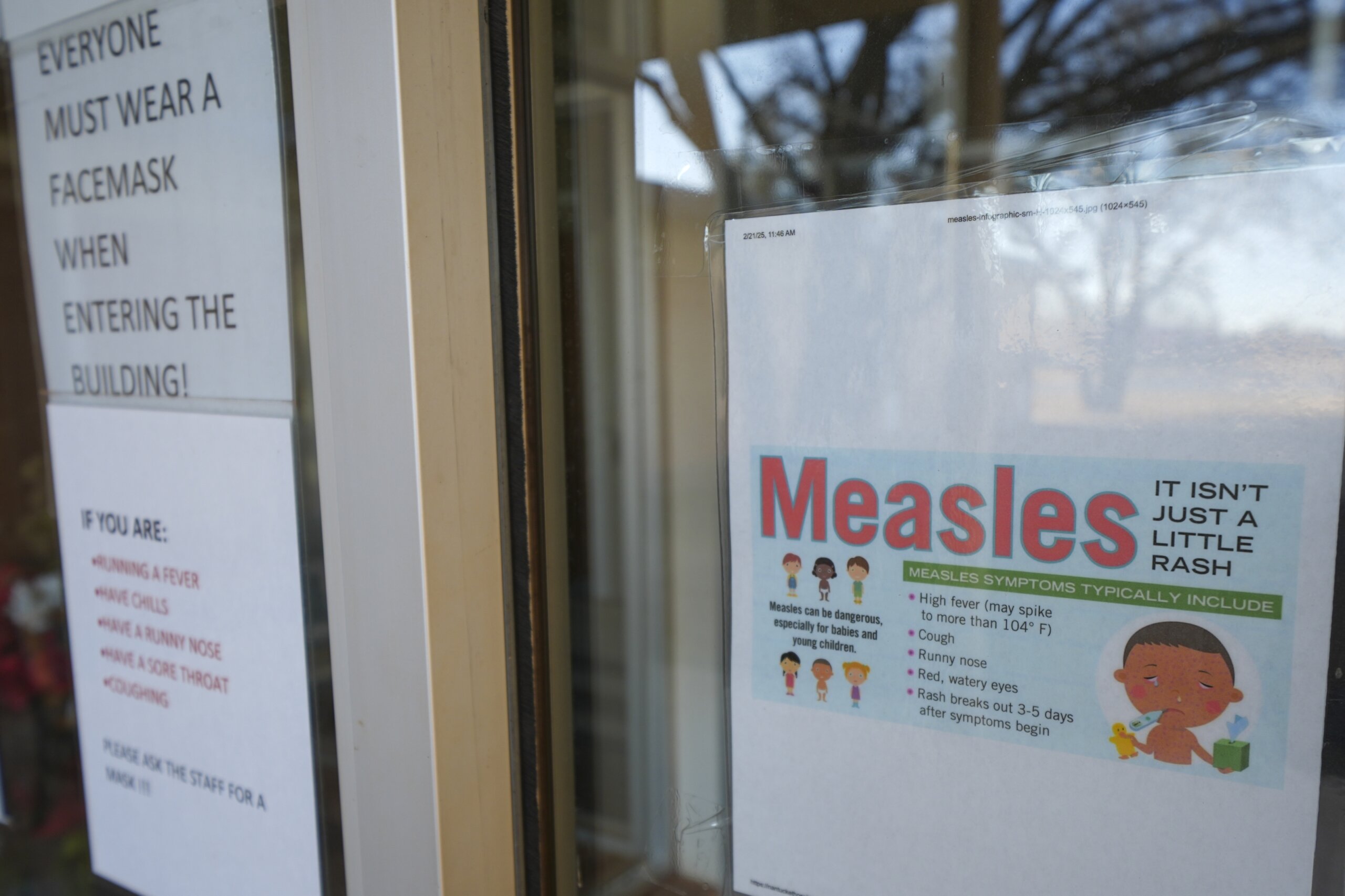 Person with measles went to grocery stores, a restaurant, and an animal shelter in Northern Virginia.