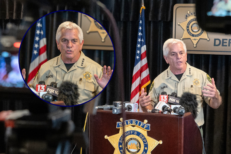 Pima County Sheriff Nanos faces allegations of hindering the FBI's access to key evidence in the Nancy Guthrie case.