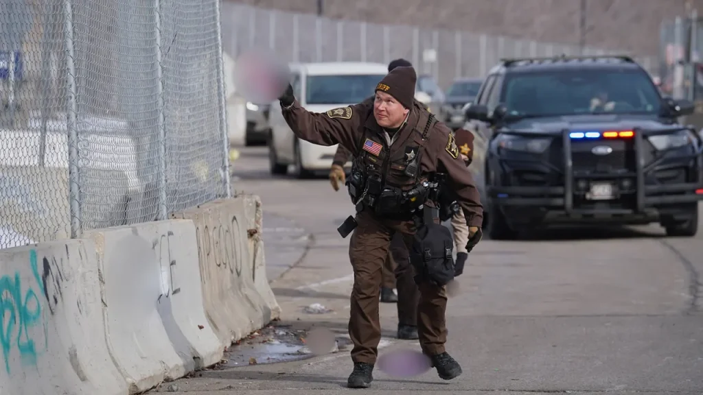 Protesters against ICE taken into custody following unrest near federal building in Minnesota