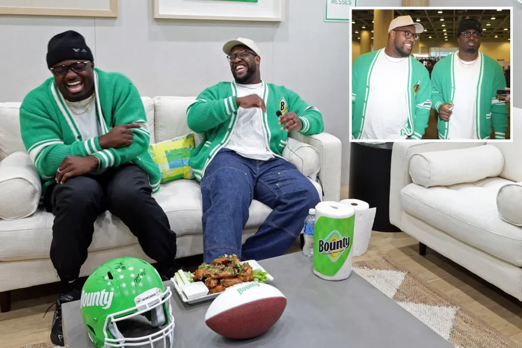 Rams defense players discuss at NFL awards and Super Bowl Radio Row