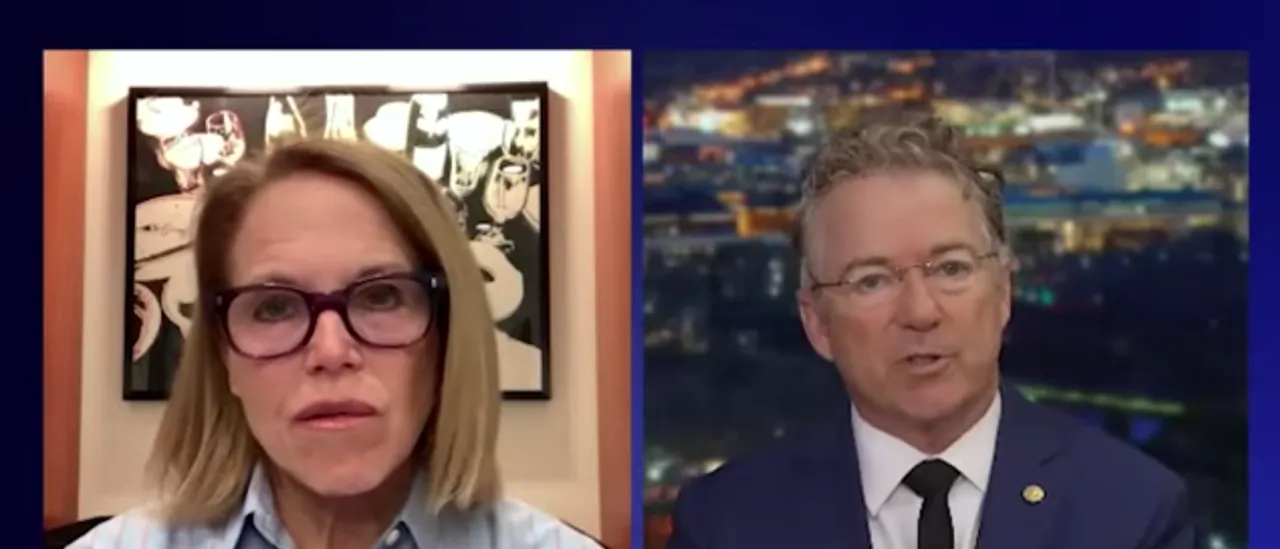 Rand Paul Challenges Katie Couric for Minimizing ICE's Arrests of Violent Offenders