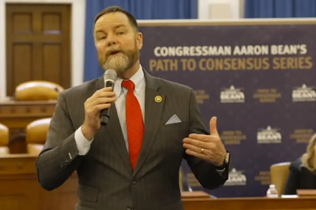 Rep. Aaron Bean hosts a discussion on healthcare policy as Republican plans for Obamacare pause: 'No agreement'