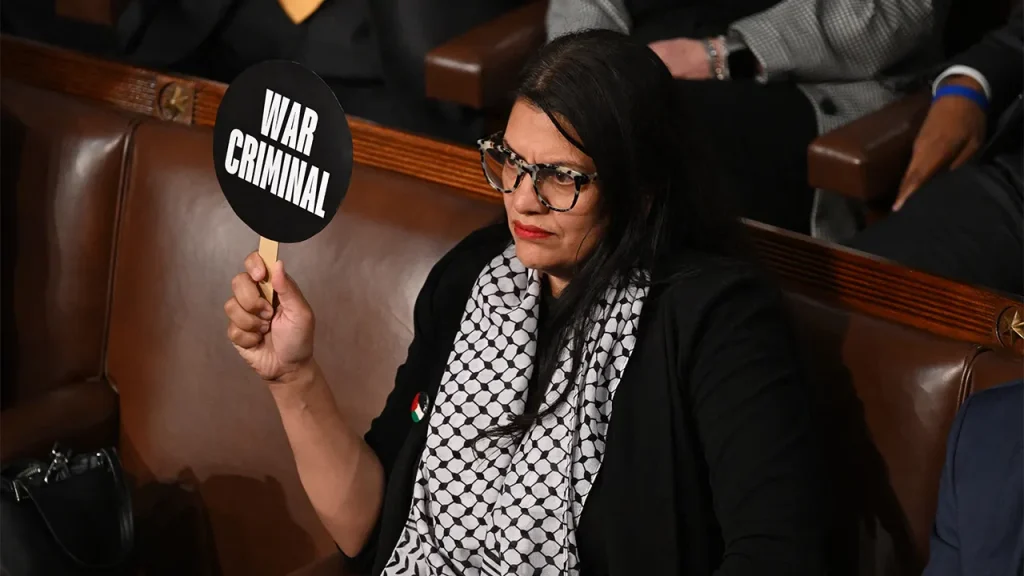 Rep Rashida Tlaib is accused of having links to terrorism in a recent report