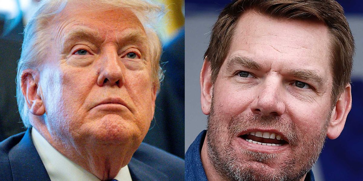 Republicans criticize Trump privately but are silenced by fear of the MAGA online supporters, says Eric Swalwell.