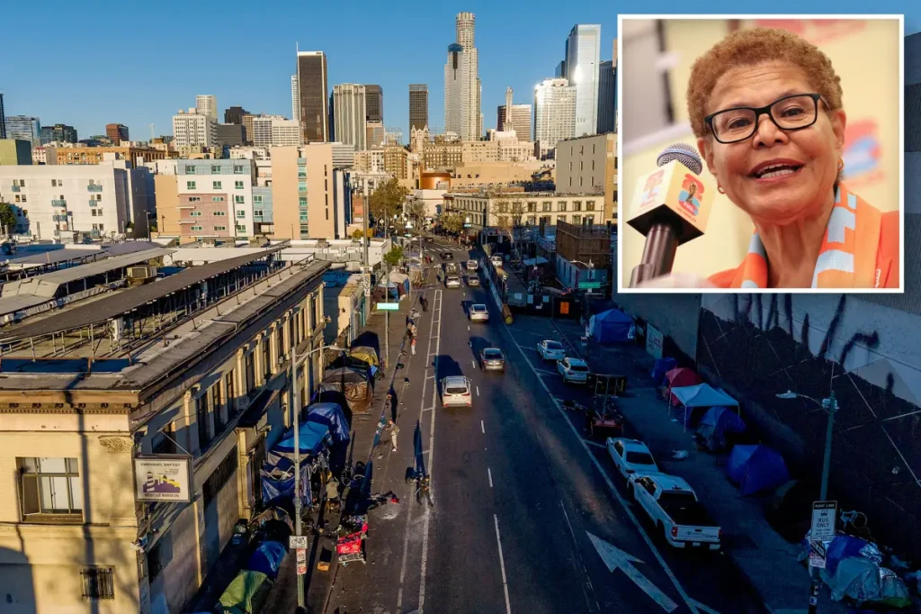 Residents frustrated with Bass and a nonprofit file a lawsuit, alleging the city wasted millions on housing for the homeless.