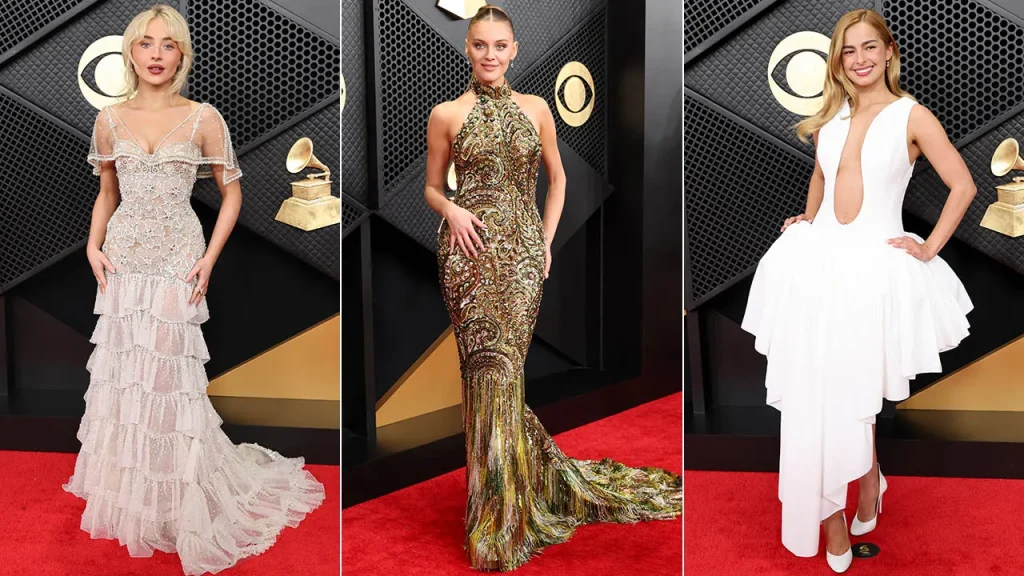 Sabrina Carpenter, Kelsea Ballerini, and Addison Rae impress on the red carpet at the 2026 Grammy Awards ceremony