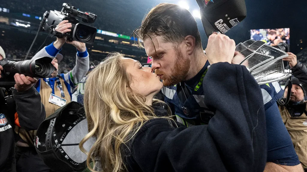 Sam Darnold's fiancée shares heartfelt message following Super Bowl LX victory