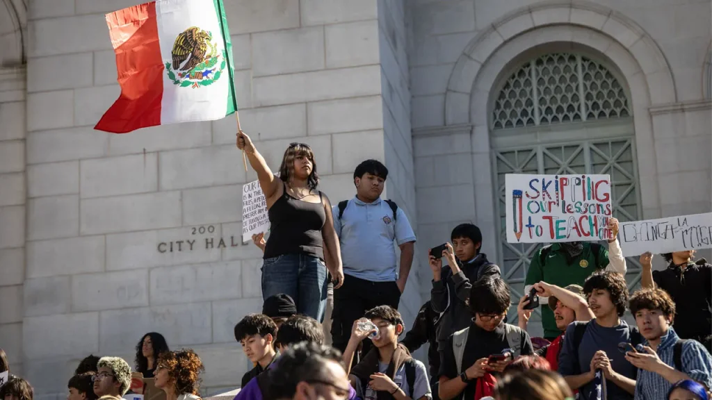 Schools where students are protesting ICE demonstrate poor academic performance