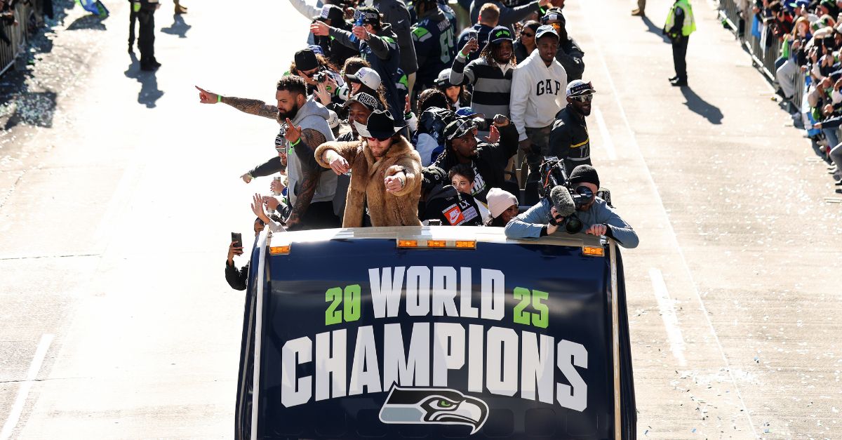 Seahawks Fans Receive an Unexpected Treat as GM Tosses Jesus Statues During Super Bowl Parade