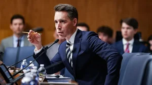 Senator Josh Hawley urges investigation into funding for coordinated anti-ICE protests.
