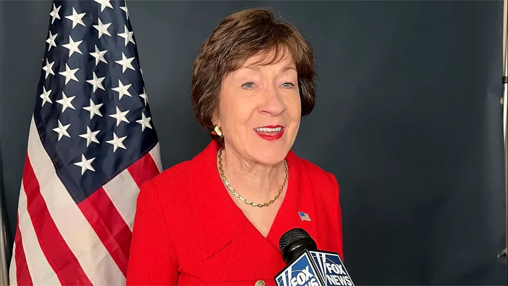Senator Susan Collins starts her campaign for re-election in 2026 in Maine.