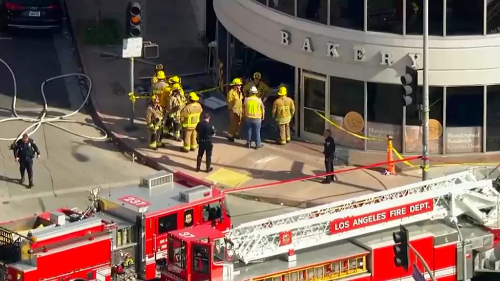 Several killed and many injured after vehicle collides with grocery store in Los Angeles