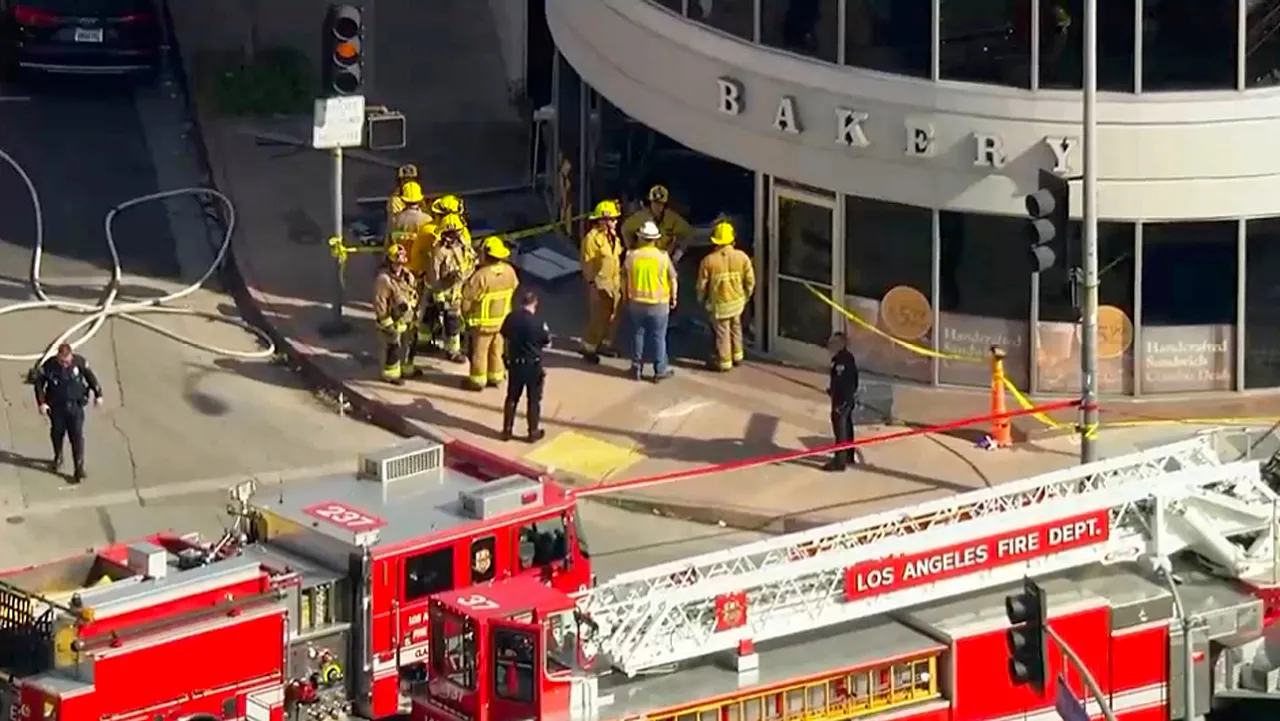 Several killed and many injured after vehicle collides with grocery store in Los Angeles
