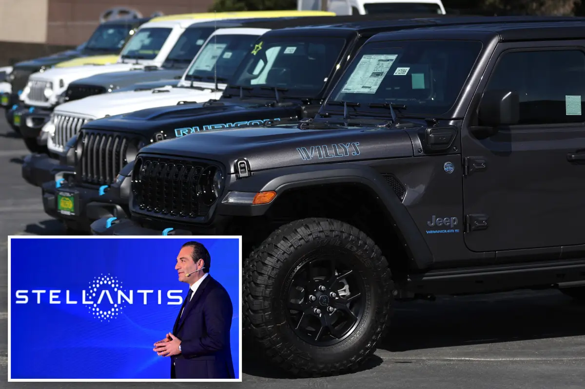 Stellantis stock falls sharply due to $26.5B charge linked to EV withdrawal