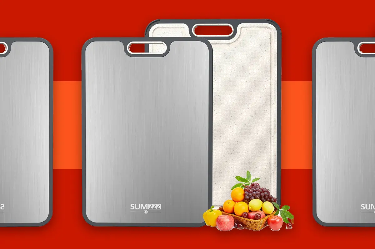 Sumzzz Titanium Cutting Board is discounted by 41% for a cleaner kitchen enhancement