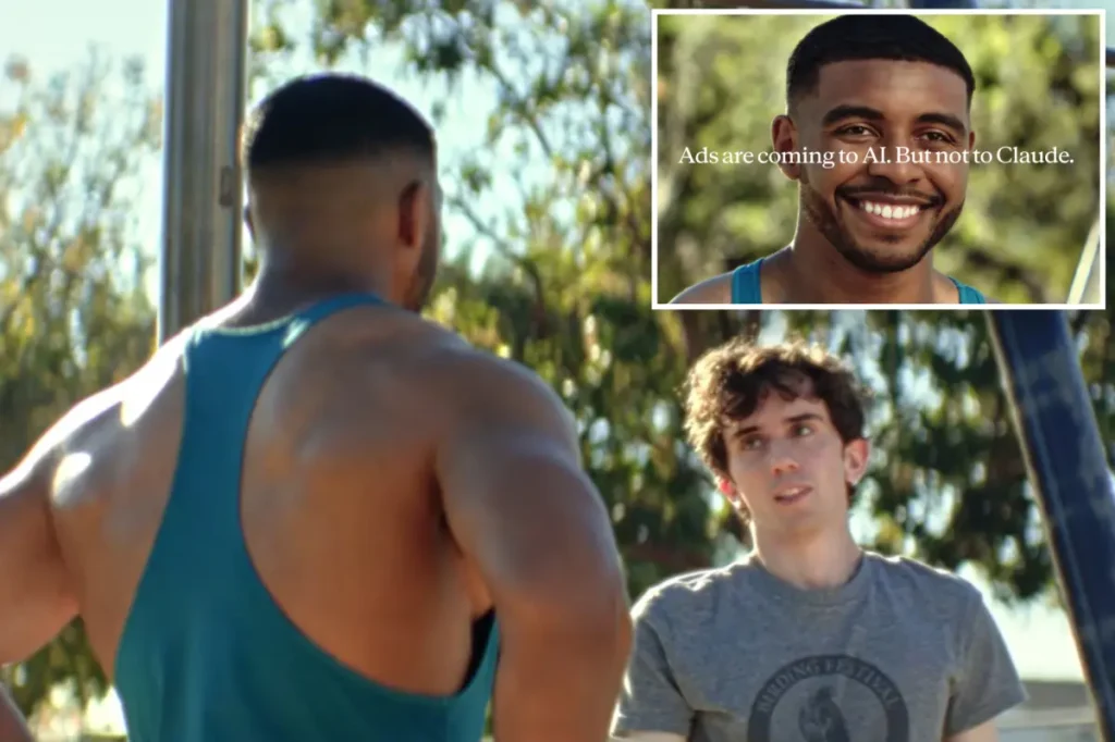Super Bowl ad features Anthropic making fun of OpenAI for introducing ads to ChatGPT