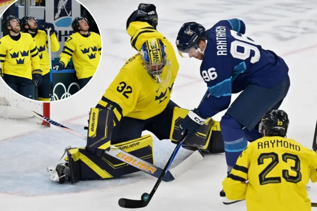 Sweden defeated by Finland in concerning Olympic hockey defeat