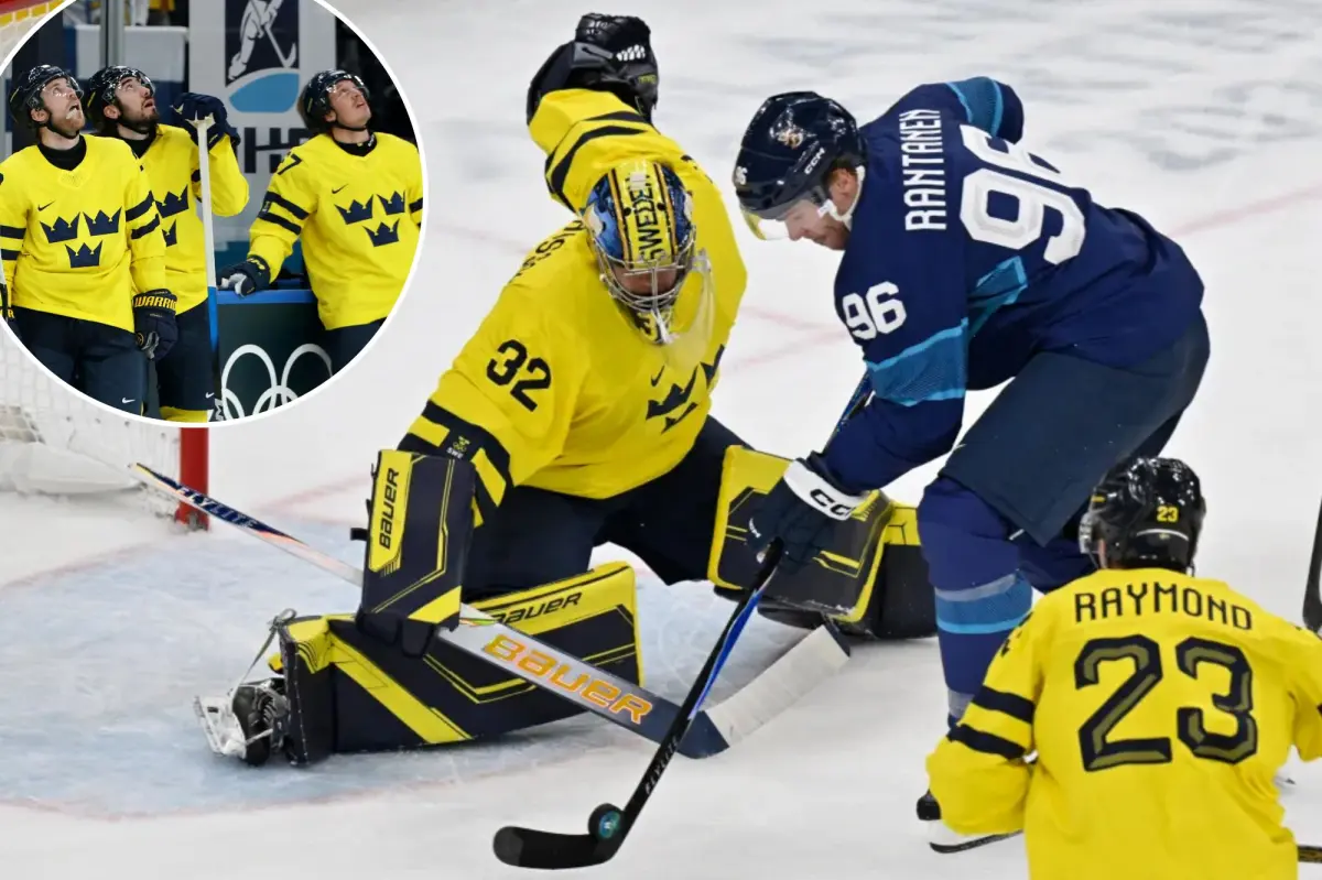 Sweden defeated by Finland in concerning Olympic hockey defeat