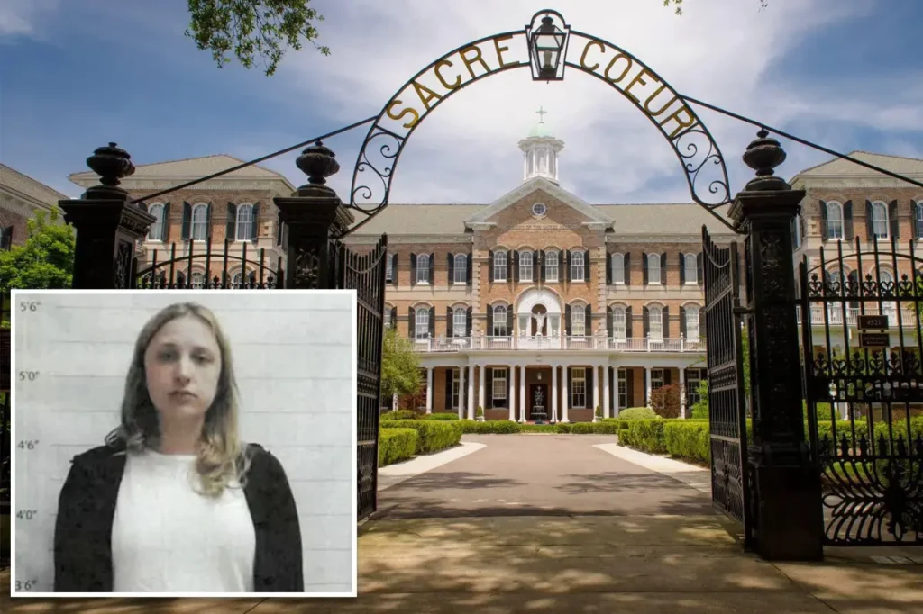 Teacher from all-girls private school in New Orleans taken into custody following the discovery of supposed sexual messages on a student's phone.
