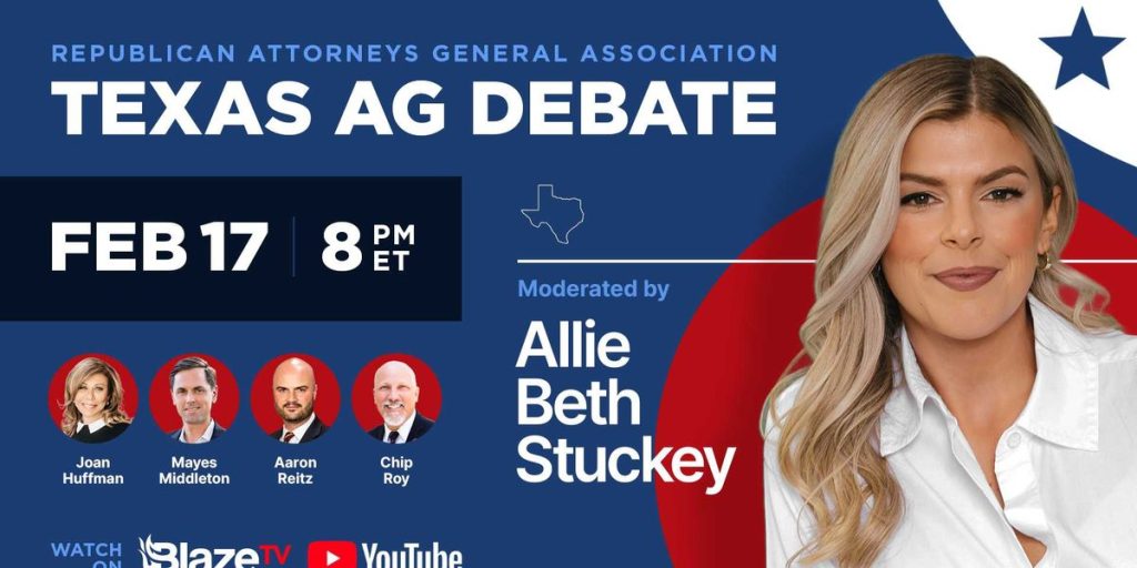 Texas AG primary debate ahead: Allie Beth Stuckey hosts the sole debate — watch it live on BlazeTV.