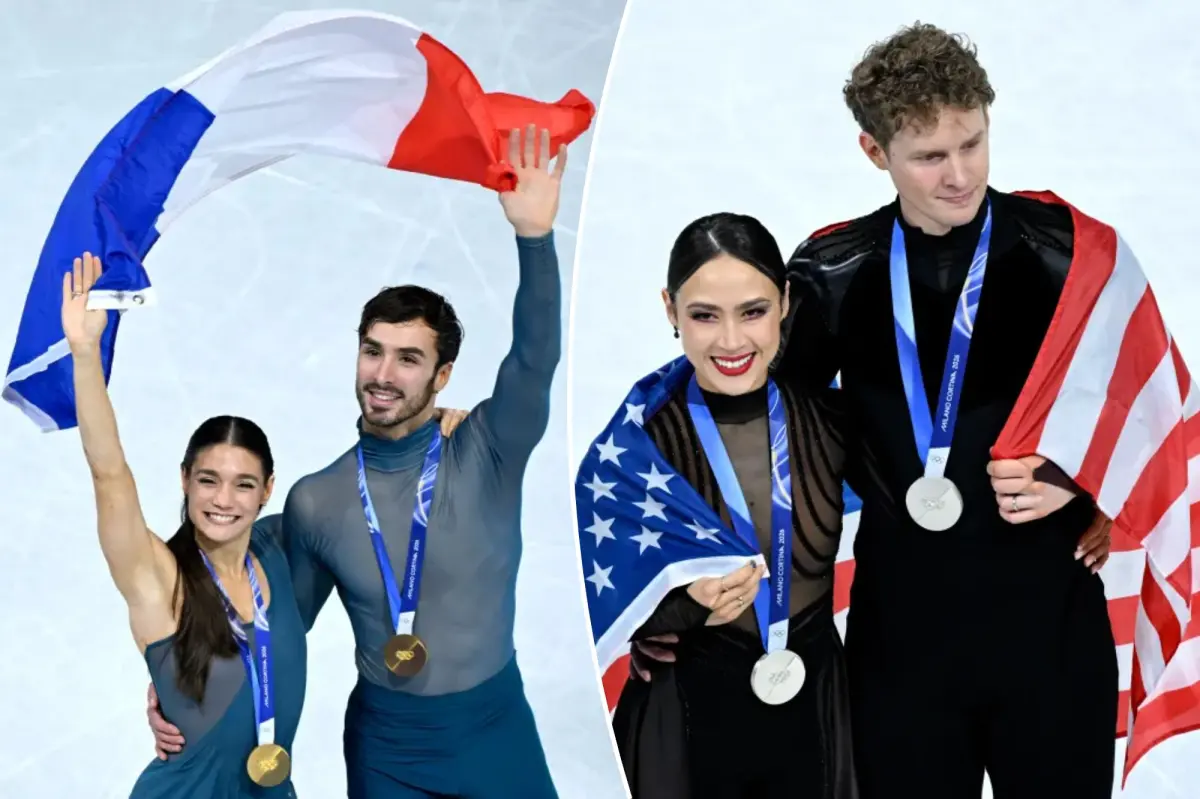 The controversy behind the Olympics ice dancing upset when a French pair defeated a married American couple