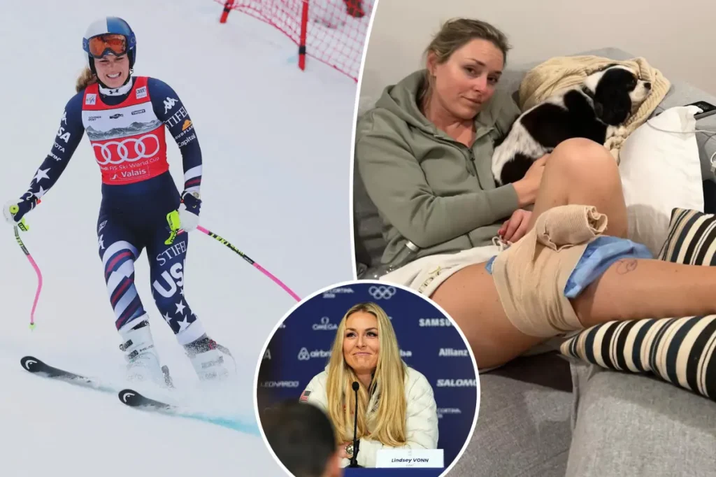 The impact of dealing with a torn ACL on Lindsey Vonn's performance